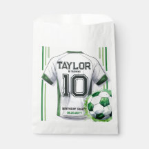 Groen Voetbal Sport Jongen Jersey Kids Verjaardags