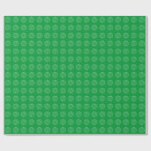 Groen volleybalpatroonpapier cadeaupapier (Vlak)