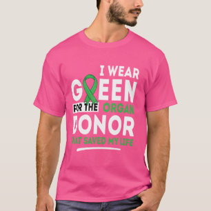 Groen voor orgaandonor - transplantatie levende ni t-shirt