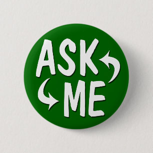 Groen vraag me Button / Pijlen