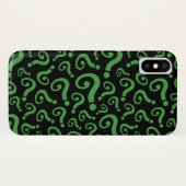 Groen vraagteken Case-Mate iPhone case (Achterkant (horizontaal))