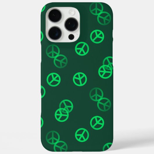 Groen vredesgebarentaal Case-Mate iPhone case (Achterkant)