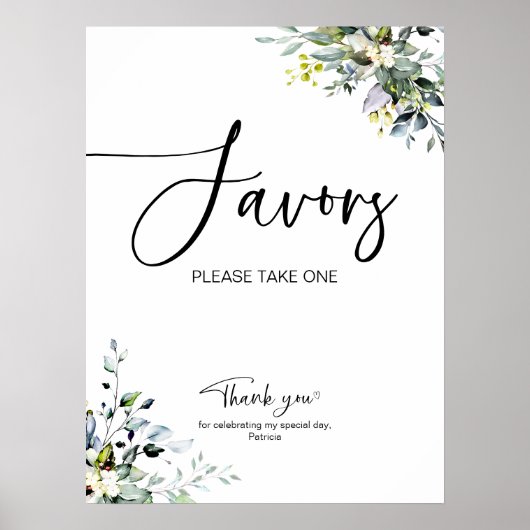 Groen Vrijgezellenfeest gunsten teken Poster (Voorkant)