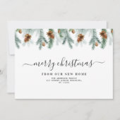 Groen vrolijke kerst bewegende aankondiging (Voorkant)