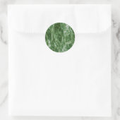 Groen water ronde sticker (Tas)