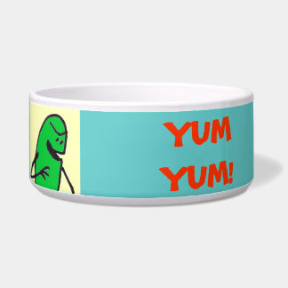 Groen Weeni "Yum Yum!" Pet Food Bowl Voerbakje