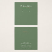 Groen weergaveplein Kaart (Voorkant /achterkant)