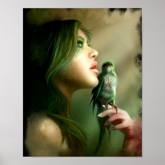 Groen whiskyCanvas en Prints (Voorkant)