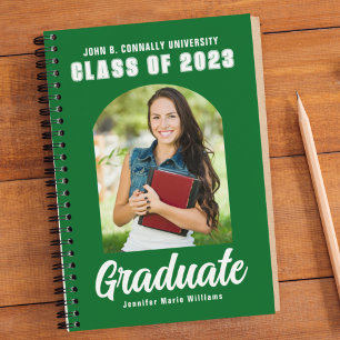 Groen Wit Afstuderen Modern Arch Afstuderen Notitieboek