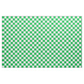Groen wit geruit controlepatroon stof (Yard (91,4 cm))