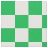 Groen wit geruit controlepatroon stof (Close Up)