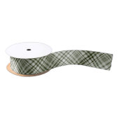 Groen-wit-grijs Jade Tartan plaid Lint (Spoel)