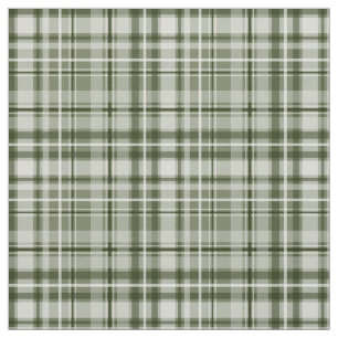 Groen Wit Grijze Jade Tartan Plaid Stof