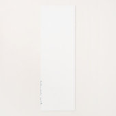 Groen Wit Mandala Patroon Gepersonaliseerd Yogamat (Achterkant)