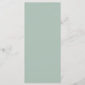 Groen wit modern menu (Achterkant)
