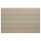 Groen, wit, rood met Kerstmis-Thlein Pattern Stof (Yard (91,4 cm))