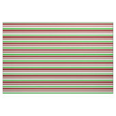 Groen, wit, rood met Kerstmis-Thlein Pattern Stof (Fat Quarter)