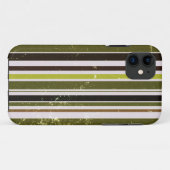  groen, wit Stripes patroon Case-Mate iPhone Case (Achterkant (horizontaal))