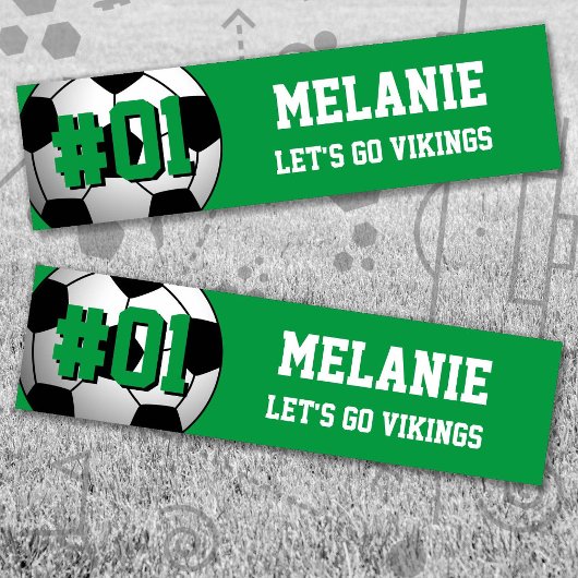 Groen wit voetbalteam bumpersticker