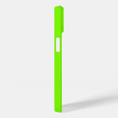 Groen Witte Elegante Calligrafie Script Naam Case-Mate iPhone Case (Achterkant / Rechts)