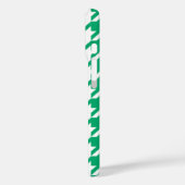 Groen Witte Houndstooth Rutpatroon Case-Mate iPhone Case (Achterkant / Links)