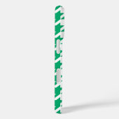 Groen Witte Houndstooth Rutpatroon Case-Mate iPhone Case (Achterkant / Rechts)