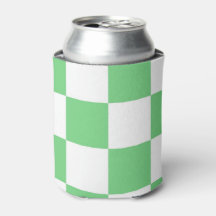 Groen Witte Schaakbord Klassieke Retro Ruiten