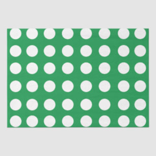 Groen Witte Stip Klassiek Elegant Tissuepapier