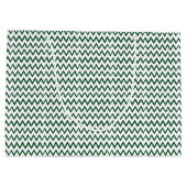 GROEN-WITTE ZIG ZAG GROOT CADEAUZAKJE (Achterkant)