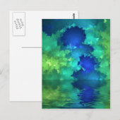 Groen Zee Briefkaart (Voorkant / Achterkant)