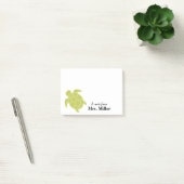 Groen Zee schildpad op maat Post-it® Notes (Kantoor)