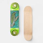 Groen Zee schildpad Skateboard (Voorkant)