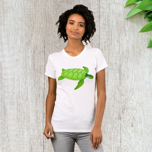 Groen Zee Schildpad Vrouwen T-shirt