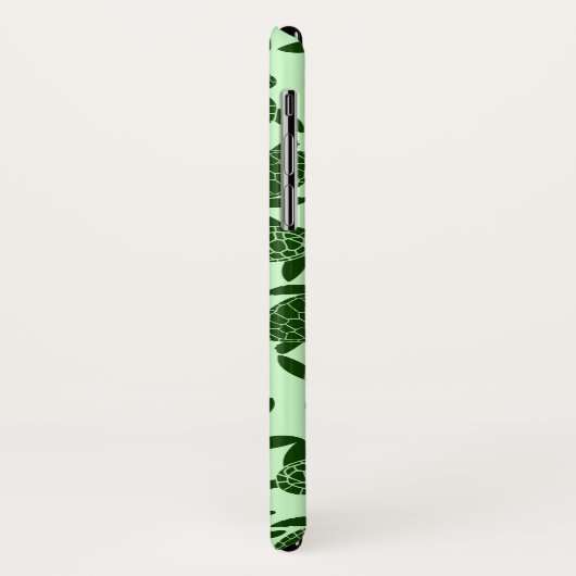 Groen Zee Turtle  Animal Patroon Case-Mate iPhone Case (Achterkant/links)