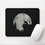 Groen Zee Turtle Ocean Turtle Howling Est Moon Muismat (Met muis)