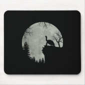 Groen Zee Turtle Ocean Turtle Howling Est Moon Muismat (Voorkant)