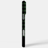 Groen & Zwart Buffalo Plaid Aangepaste Naam Case-Mate iPhone Case (Achterkant / Rechts)