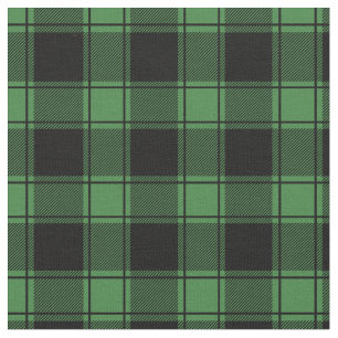 Groen & Zwart Buffalo Plaid Stof