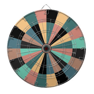 Groen Zwart Goud en Roos Spellenkamer Dartboard Dartbord