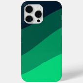 Groen Zwart Ombre Wave patroon Case-Mate iPhone Case (Achterkant)