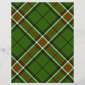 Groen, zwart, rood en wit Tartan (Achterkant)