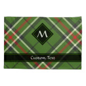 Groen, zwart, rood en wit Tartan Kussensloop (Achterkant)