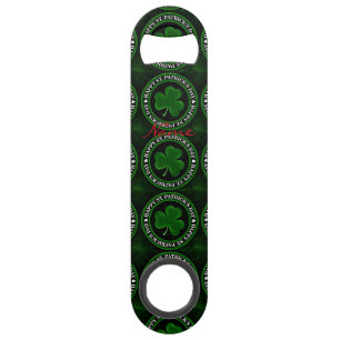 Groen/zwart Shamrock St Patrick's Day Thunder_Cove Speed Flessenopener