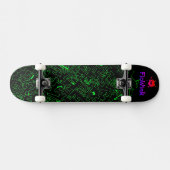 Groen zwart skateboard (Horizontaal)