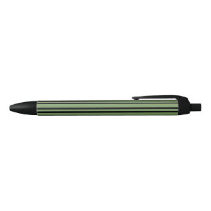 Groen Zwart Strepen Patroon Zwarte Inkt Pen