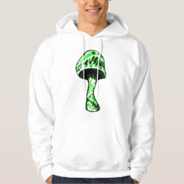 Groen zwart TieDye paddenstoel Gebost Sweatshirt