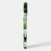 Groen zwart wit modern patroon Case-Mate iPhone case (Achterkant / Rechts)