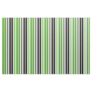 Groen Zwart Wit Strepen Patroon Ontwerp Stof