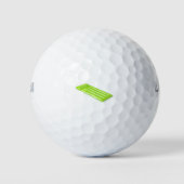Groen zwevend zwembad matras golfballen (Voorkant)