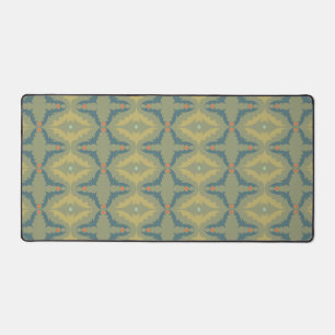Groenachtig Retro Vintage Patroon Bureaumat